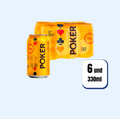 Cerveza Poker Lata 330ml 6 Und