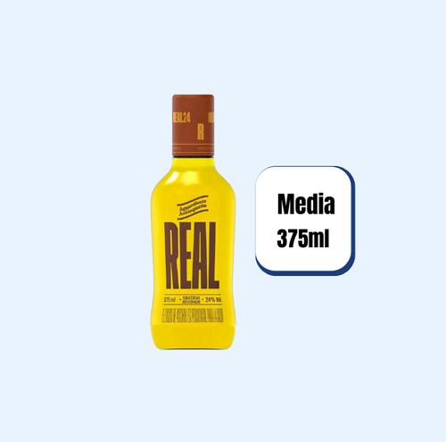 Aguardiente Antioqueño Real Amarillo Media 375ml