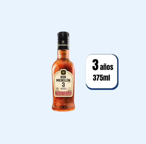 Ron Medellín Extra Añejo 3 Años Media 375ml