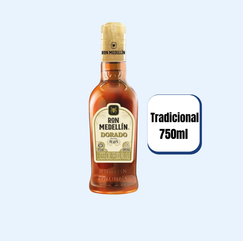 Ron Medellín Dorado Botella 750ml