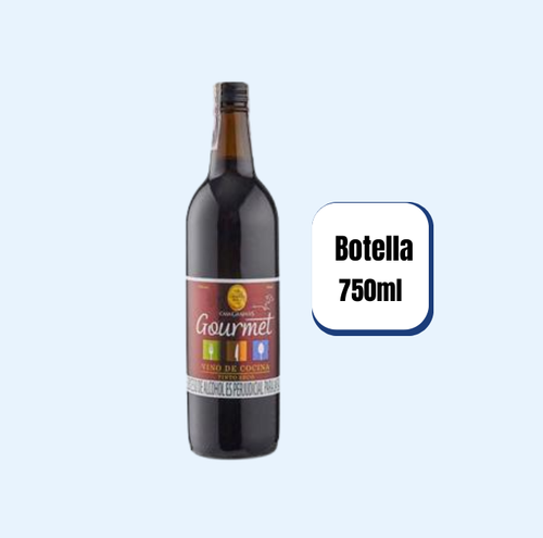 Vino Tinto Gourmet de Cocina Botella 750ml