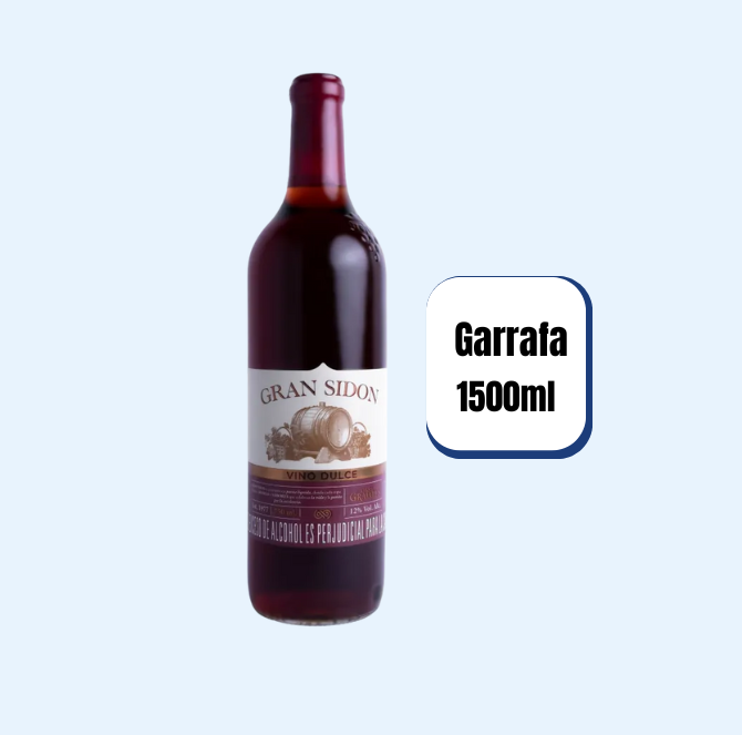 Vino Tinto Dulce Gran Sidon Garrafa 1500ml