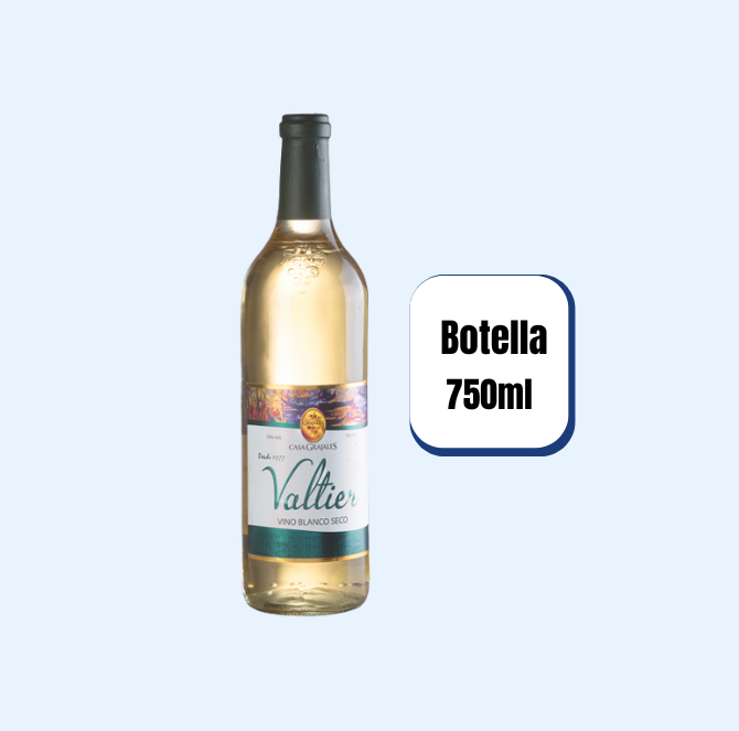 Vino Blanco Valtier Seco Botella 750ml