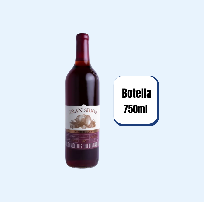 Vino Tinto Dulce Gran Sidon Botella 750ml