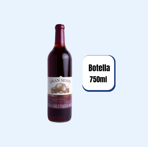 Vino Tinto Dulce Gran Sidon Botella 750ml