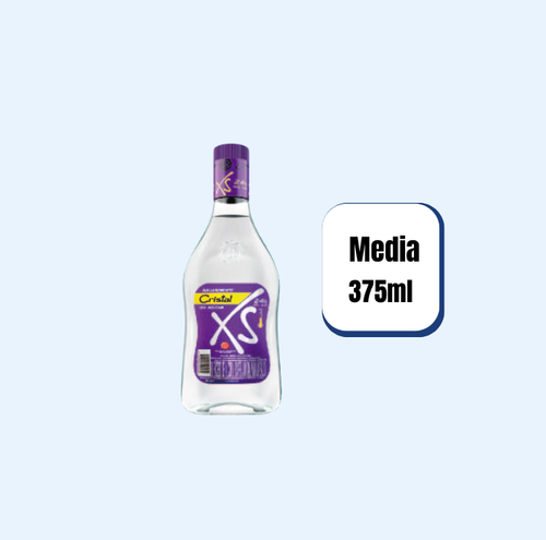 Aguardiente Cristal XS Media 375ml