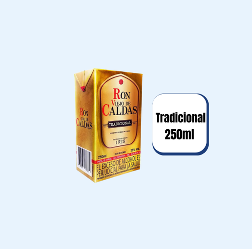 Ron Viejo De Caldas Tradicional Tetratrapack 250ml