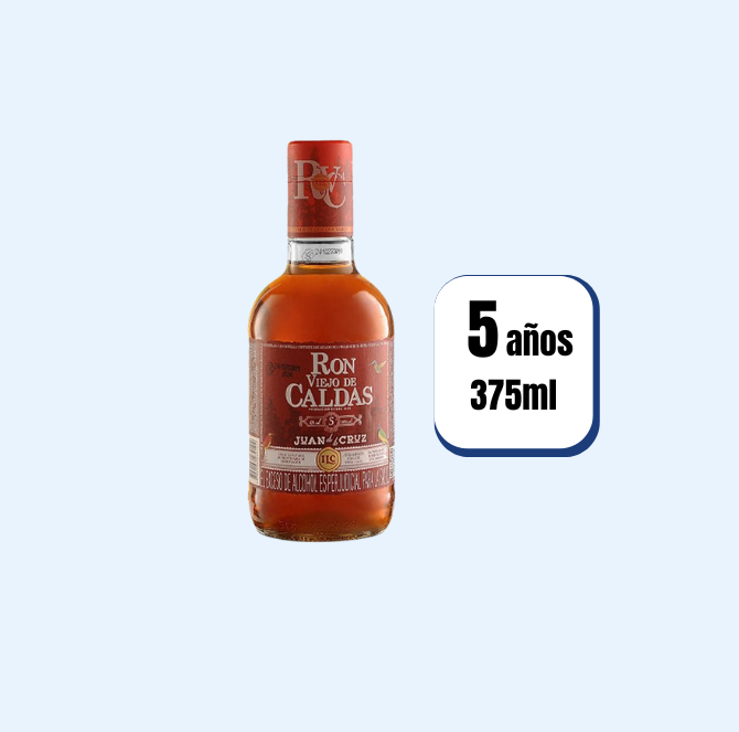 Ron Viejo De Caldas Añejo 5 Años Media 375ml