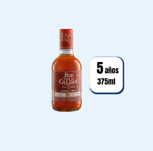 Ron Viejo De Caldas Añejo 5 Años Media 375ml