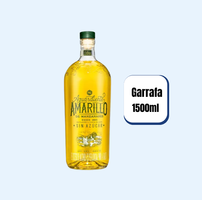 Aguardiente Amarillo de Manzanares Garrafa 1500ml