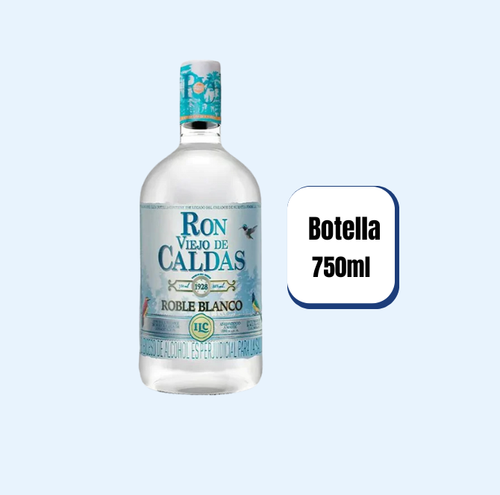 Ron Viejo de Caldas Roble Blanco Botella 750ml