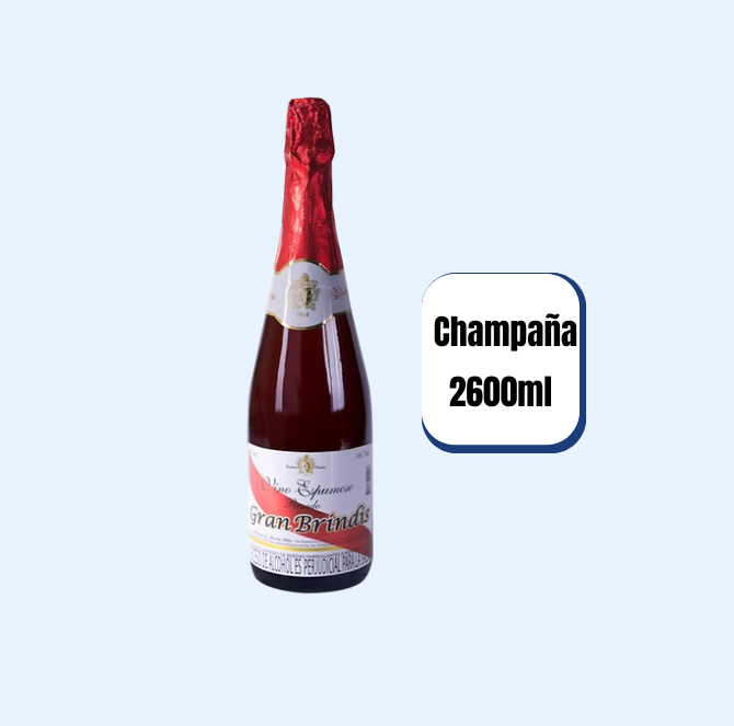 Vino Espumoso Rosado Gran Brindis 2600ml