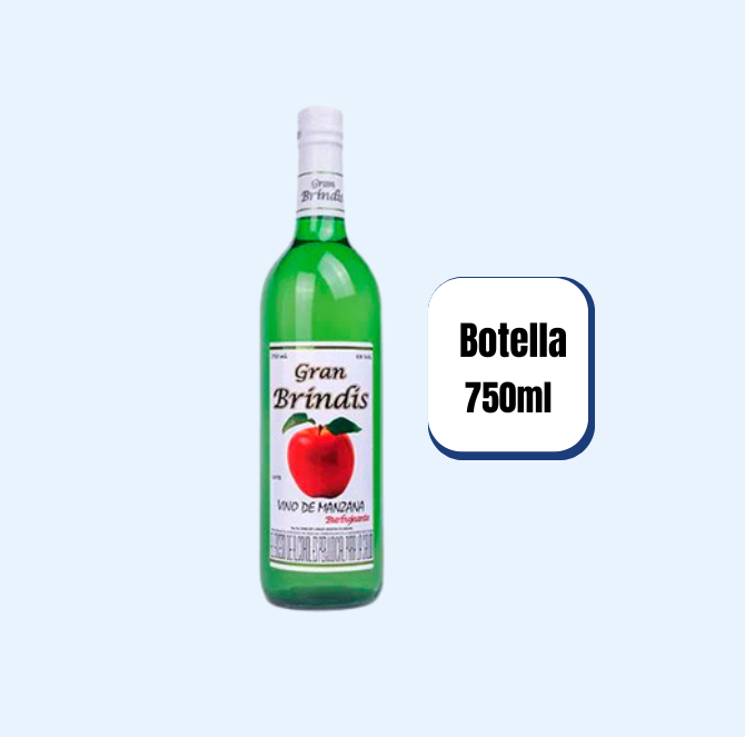 Vino De Manzana Gran Brindis Botella 750ml