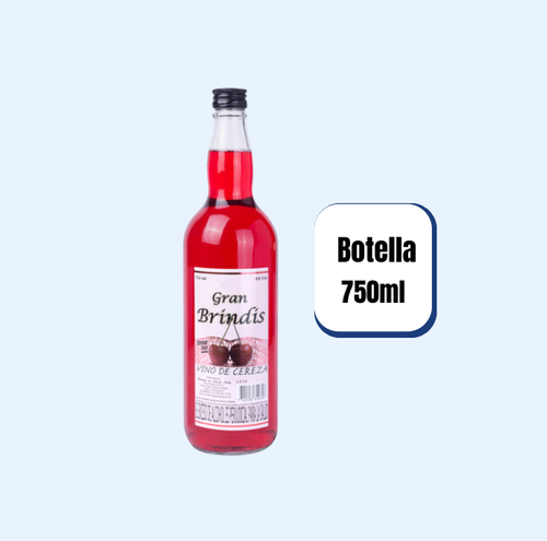 Vino De Cereza Gran Brindis Botella 750ml