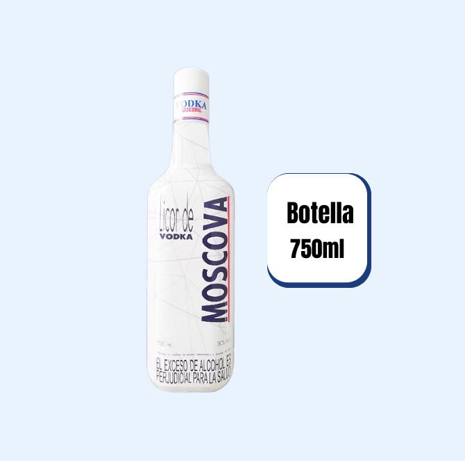 Licor de Vodka Moscova Botella 750ml