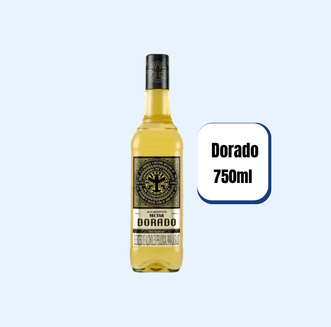 Aguardiente Nectar Dorado Botella 750ml
