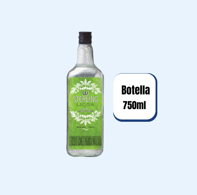 Ginebra Sterling Botella 750ml