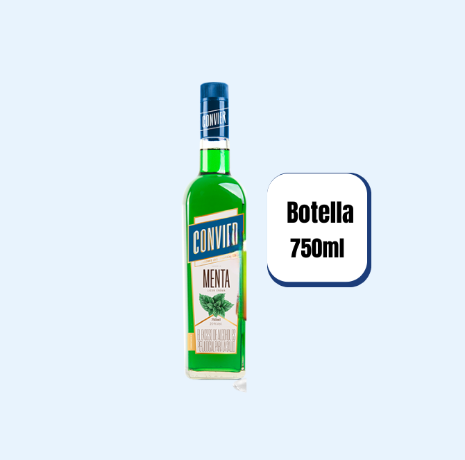 Base Cóctel Convier Menta Botella 750ml