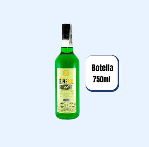 Base Cóctel Triple Sec Verde Brissart Botella 750ml