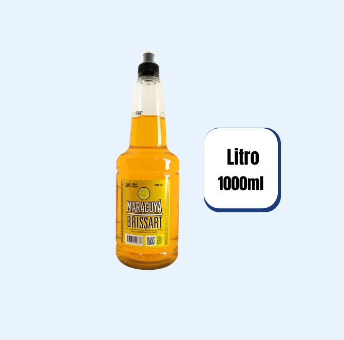 Base Cóctel Maracuyá Brissart Litro 1000ml