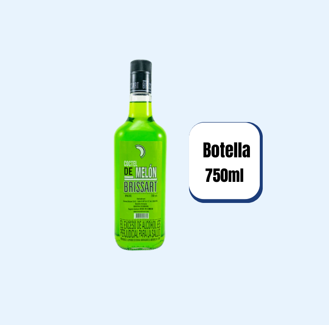Base Cóctel Melón Brissart Botella 750ml