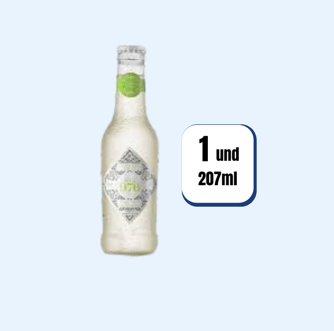 Agua Tónica Mil 976 Jengibre Limón 207ml