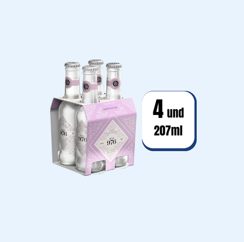 Agua Tónica Mil 976 Cero Calorías 207ml 4 Und