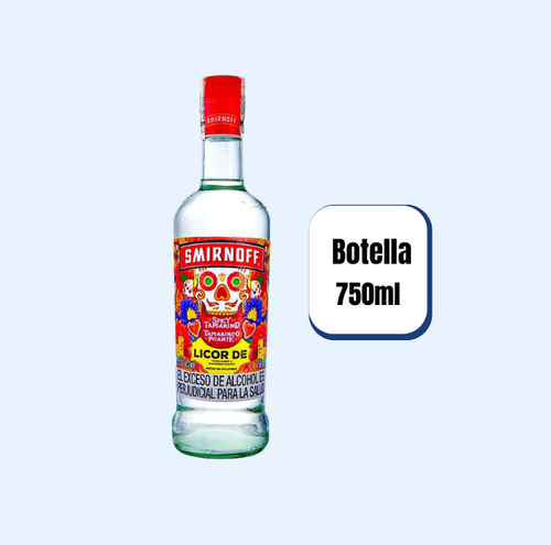 Vodka Smirnoff Tamarindo Botella 750ml