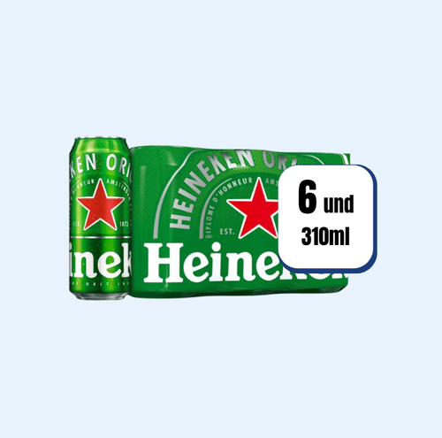 Cerveza Heineken Lata 310ml 6 Und