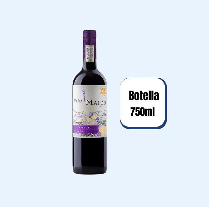 Vino Viña Maipo Classic Merlot Botella 750ml