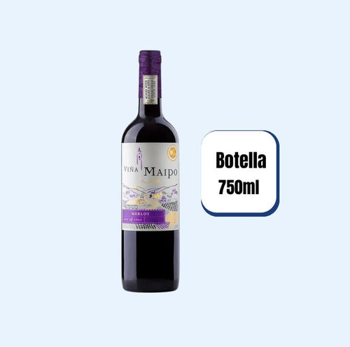 Vino Viña Maipo Classic Merlot Botella 750ml