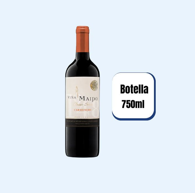 Vino Viña Maipo Classic Carmenere Botella 750ml