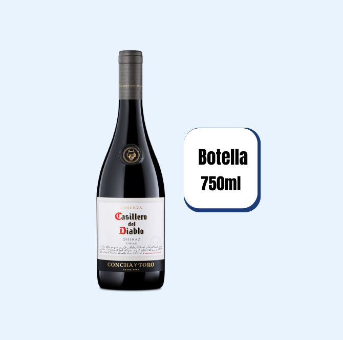Vino Casillero Del Diablo Shiraz Botella 750ml