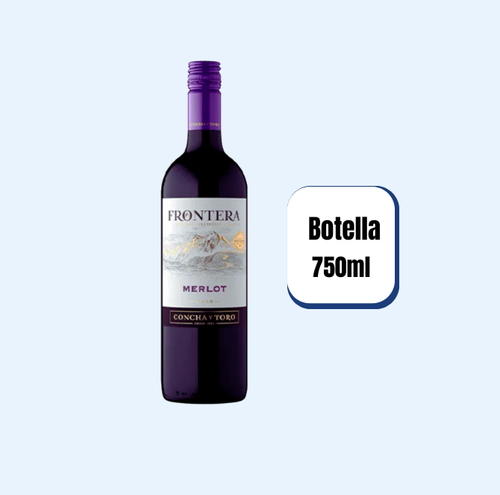 Vino Frontera Merlot Botella 750ml
