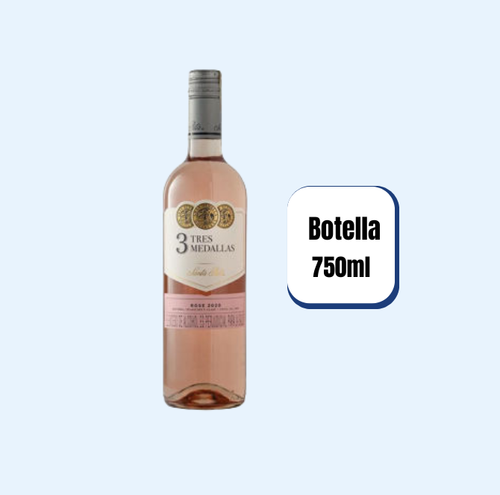 Vino 3 Medallas Rosé Botella 750ml