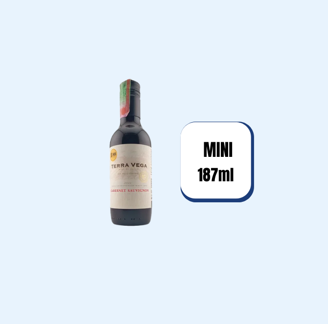 Vino Tinto Terra Vega Cabernet Sauvignon 187ml