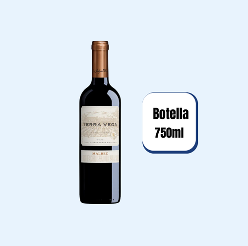 Vino Tinto Terra Vega Malbec Botella 750ml
