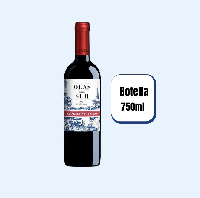 Vino Olas Del Sur Cabernet Sauvignon Botella 750ml