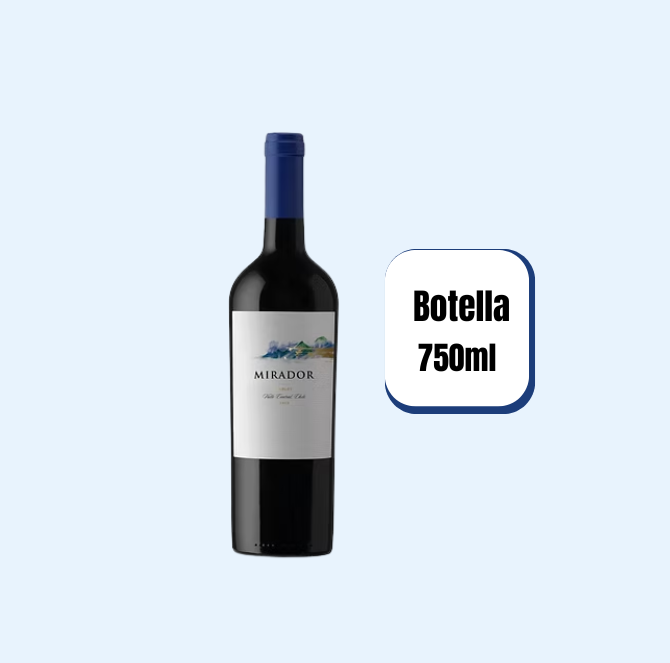 Vino Mirador Merlot Botella 750ml