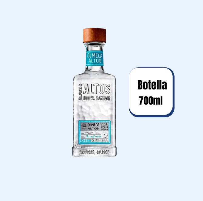 Tequila Olmeca Altos Plata Botella 700ml