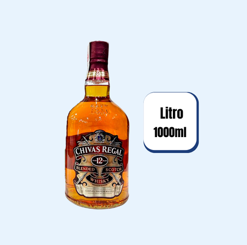 Whisky Chivas Regal 12 Años Litro 1000ml