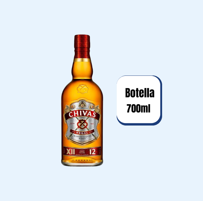 Whisky Chivas Regal 12 Años Botella 700ml