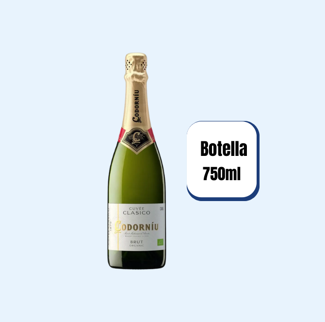 Vino Espumoso Cava Codorniu Clasico Brut Botella 750