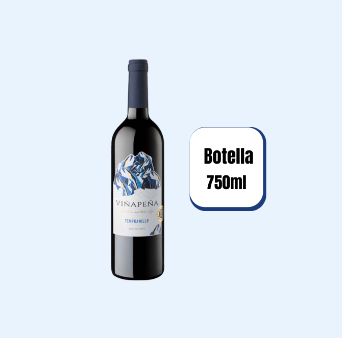 Vino Tinto Viña Peña Tempranillo Botella 750ml