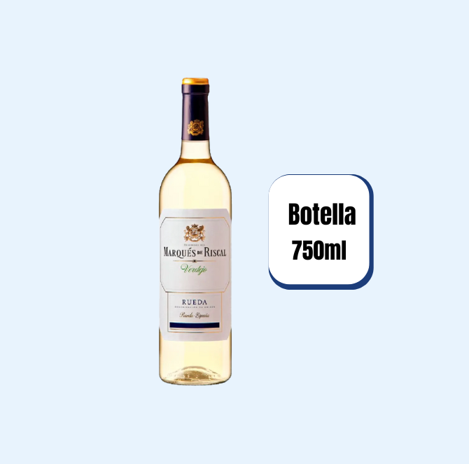 Vino Blanco Marqués De Riscal Rueda Verdejo Botella 750ml