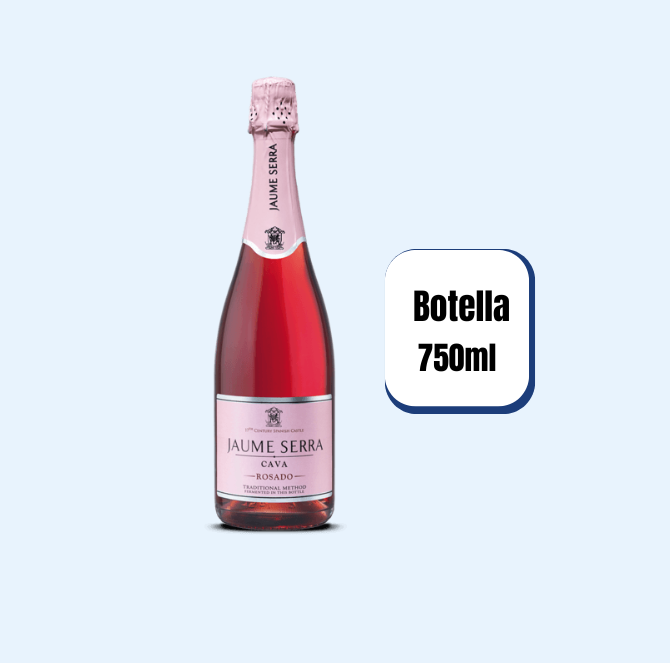 Vino Espumoso Rosado Jaume Serra Brut Botella 750ml