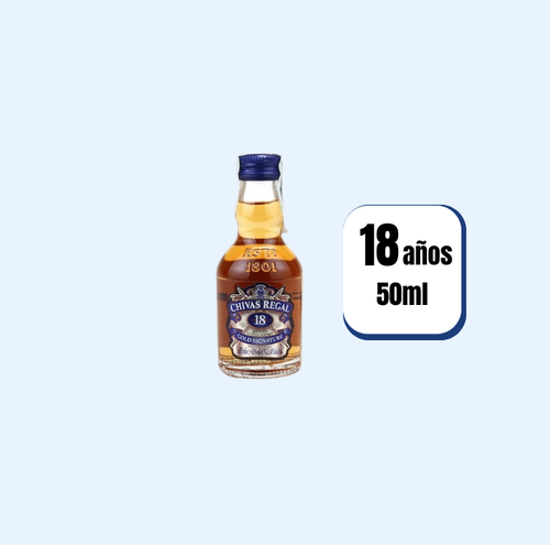 Whisky Chivas Regal 18 Años 50ml