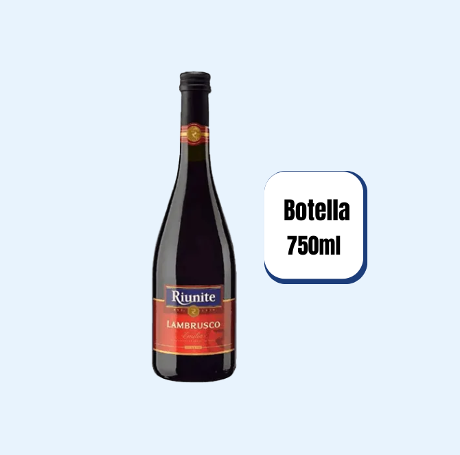 Vino Lambrusco Riunite Tinto Botella 750ml