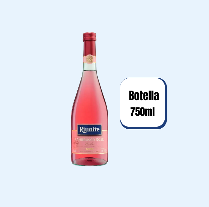Vino Lambrusco Riunite Rosé Botella 750ml