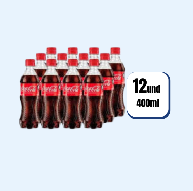Gaseosa Coca Cola Pet 400ml 12 Und